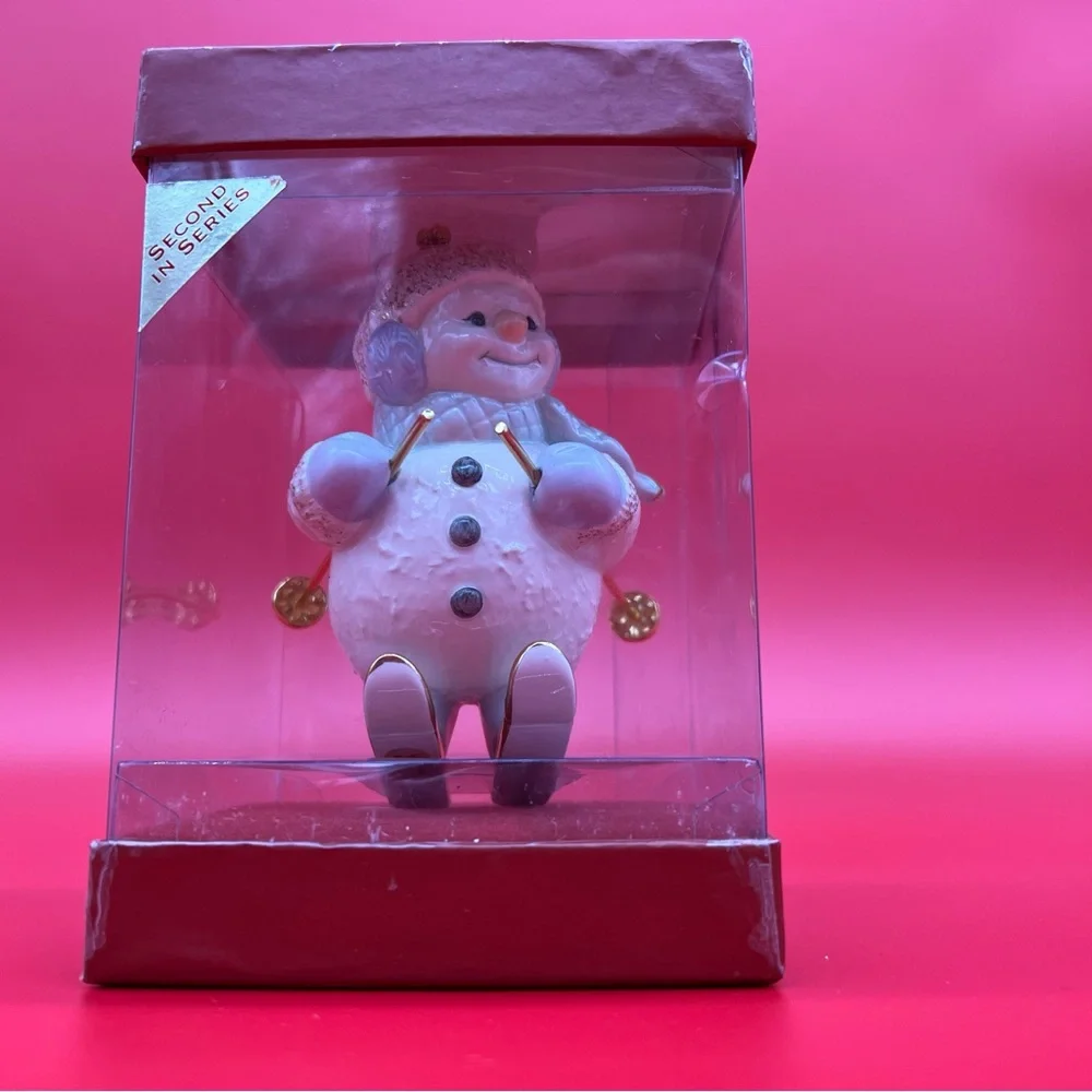 LENOX Snowman on Skis Ornament - Picture 8 of 9